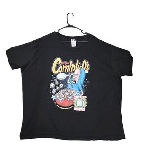 ATD Beavis and Butt-Head T-Shirt XXXXL Black Cornholio Graphic Mens Good